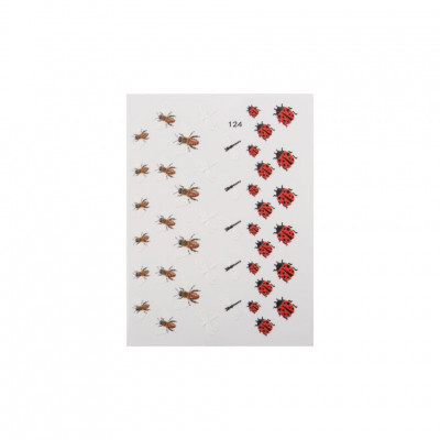 Наклейки для ногтей E.co Nails 5D №124 Наклейки для ногтей E.co Nails 5D №124