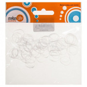 Резинки mini силиконовые прозрачные Melon Pro в пакете MP650897Р