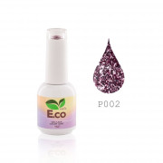 Гель-лак для ногтей с блестками E.co Nails Platinum P002 10мл