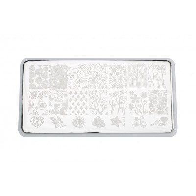 Пластина для стемпинга E.co Nails JQ-L18 Пластина для стемпинга E.co Nails JQ-L18