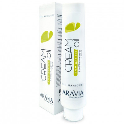 Крем ARAVIA Professional для рукCream Oil с маслом макадамии и карите , 100 мл Крем ARAVIA Professional для рукCream Oil с маслом макадамии и карите , 100 мл