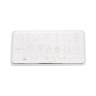 Пластина для стемпинга E.co Nails QS+13 Пластина для стемпинга E.co Nails QS+13