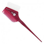 Кисть для окраски волос с расческой 21.3*7см , красная арт.JA0015R