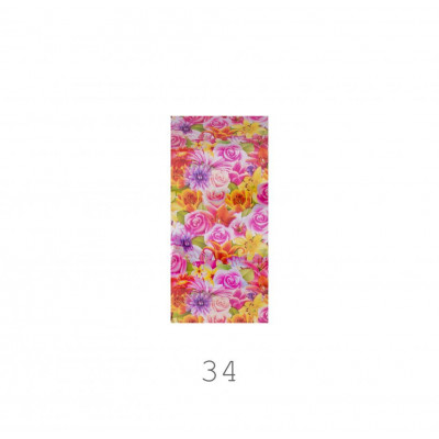 Фольга E.Co Nails для дизайна ногтей в пакете №34 Фольга E.Co Nails для дизайна ногтей в пакете №34