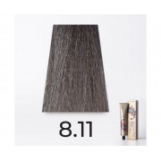 Краска для волос FarmaVita Life Color Plus 8.11 светлый интенсивный  пепельный блондин, 100мл