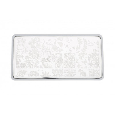 Пластина для стемпинга E.co Nails BC-16 Пластина для стемпинга E.co Nails BC-16