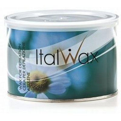Воск для депиляции теплый в банке Азулен ITALWAX 400 мл Воск для депиляции теплый в банке Азулен ITALWAX 400 мл