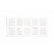 Пластина для стемпинга E.co Nails №10