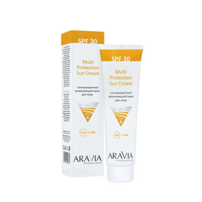 Солнцезащитный крем для лица увлажняющий ARAVIA Proffessional SPF30 100 мл Солнцезащитный крем для лица увлажняющий ARAVIA Proffessional SPF30 100 мл