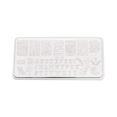 Пластина для стемпинга E.co Nails QS+02 Пластина для стемпинга E.co Nails QS+02