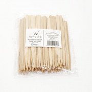 Шпатели деревянный одноразовые Мини Italwax 100 штук в упаковке