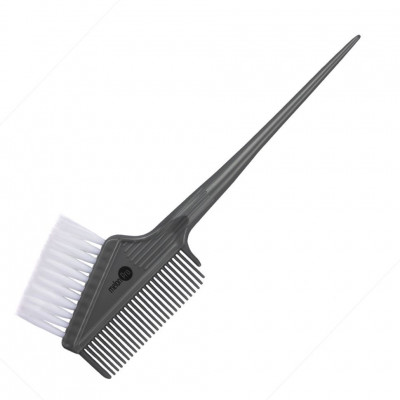 Кисть для окраски волос с расческой 21 .3*7смсерая арJА0015S Кисть для окраски волос с расческой 21 .3*7смсерая арJА0015S