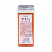 Воск для депиляции теплый в картридже Коралл ITALWAX Top Line 100 мл