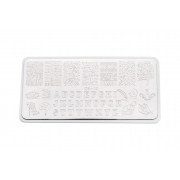 Пластина для стемпинга E.co Nails QS+02