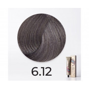 Краска для волос FarmaVita Life Color Plus 6.12 темный блондин пепельно-перламутровый, 100мл