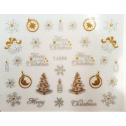 Наклейки для ногтей Новогоднее чудо YJ058