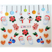 Наклейки для ногтей Новогоднее чудо BN1017
