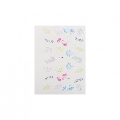 Наклейки для ногтей E.co Nails 5D №119 Наклейки для ногтей E.co Nails 5D №119