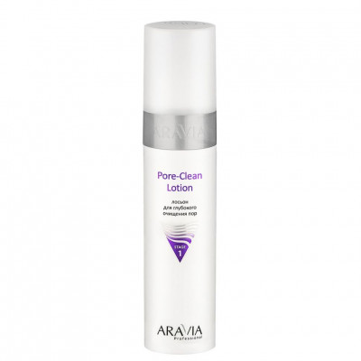 Лосьон ARAVIA Professional для глубокого очищения пор Pore-Clean Lotion, 250 мл Лосьон ARAVIA Professional для глубокого очищения пор Pore-Clean Lotion, 250 мл