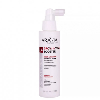 Спрей-активатор для роста волос укрепляющий и тонизирующий ARAVIA Professional, 150мл Спрей-активатор для роста волос укрепляющий и тонизирующий ARAVIA Professional, 150мл