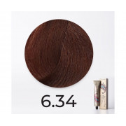 Краска для волос FarmaVita Life Color Plus 6.34 темный блондин золотисто-медный, 100мл