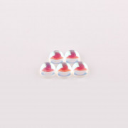 №08 Стразы E.Co Nails объёмные с прозрачным дном (5 шт.)