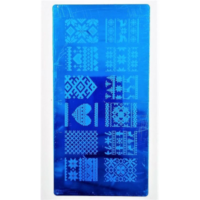 Пластина для стемпинга E.co Nails №12 Пластина для стемпинга E.co Nails №12