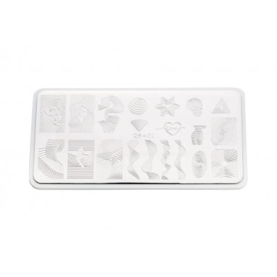 Пластина для стемпинга E.co Nails QS+01 Пластина для стемпинга E.co Nails QS+01