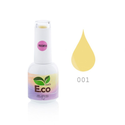 Гель-лак для ногтей светится в темноте E.co Nails Macaron №01, 10мл Гель-лак для ногтей светится в темноте E.co Nails Macaron №01, 10мл
