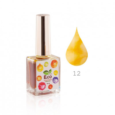 Акварель для дизайна ногтей E.co Nails Water Color №12 10 мл Акварель для дизайна ногтей E.co Nails Water Color №12 10 мл