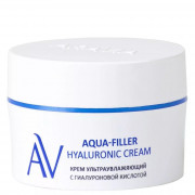 Крем ультраувлажняющий с гиалуроновой кислотой Aqua-Filler Hyaluronic ARAVIA Laboratories, 50 мл