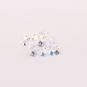 №52 Стразы E.Co Nails голографические молочные микс размеров(100 шт.)