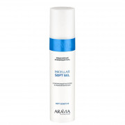 Гель перед депиляцией мицеллярный очищающий с гиалуроновой кислотой ARAVIA Professional 250мл