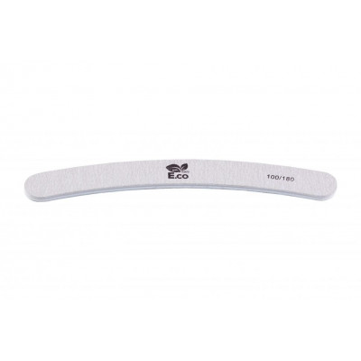 Пилка E.co Nails для ногтей бумеранг 100/180 серая 50шт/уп Пилка E.co Nails для ногтей бумеранг 100/180 серая 50шт/уп