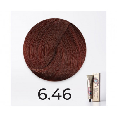Краска для волос FarmaVita Life Color Plus 6.46 темный медно-красный блондин, 100мл Краска для волос FarmaVita Life Color Plus 6.46 темный медно-красный блондин, 100мл