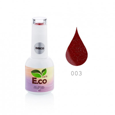 Гель-лак для ногтей светоотражающий E.co Nails Disco №03, 10мл Гель-лак для ногтей светоотражающий E.co Nails Disco №03, 10мл