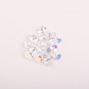 №06 Стразы E.Co Nails объёмные с прозрачным дном (20 шт.)