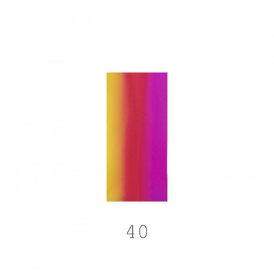 Фольга E.Co Nails для дизайна ногтей в пакете №40 Фольга E.Co Nails для дизайна ногтей в пакете №40