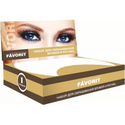 Набор для окрашивания бровей и ресниц черная №1 Набор для окрашивания бровей и ресниц черная №1