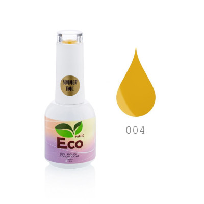 Гель-лак E.Co Nails для ногтей коллекция Summer time №04, 10мл Гель-лак E.Co Nails для ногтей коллекция Summer time №04, 10мл