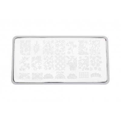 Пластина для стемпинга E.co Nails JQ-L04 Пластина для стемпинга E.co Nails JQ-L04