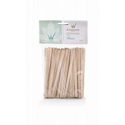 Шпатели деревянный одноразовые Малые Italwax 100 штук в упаковке