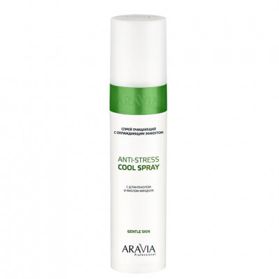 Спрей ARAVIA Professional очищающий с охлаждающим эффектом Anti-Stress Cool Spray, 250 мл Спрей ARAVIA Professional очищающий с охлаждающим эффектом Anti-Stress Cool Spray, 250 мл