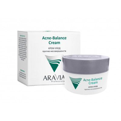 Крем-уход против несовершенств ARAVIA Professional Acne-Balance Cream, 50мл Крем-уход против несовершенств ARAVIA Professional Acne-Balance Cream, 50мл