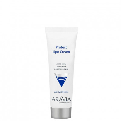 Липо-крем защитный с маслом норки ARAVIA Professional Protect Lipo Cream, 50 мл Липо-крем защитный с маслом норки ARAVIA Professional Protect Lipo Cream, 50 мл