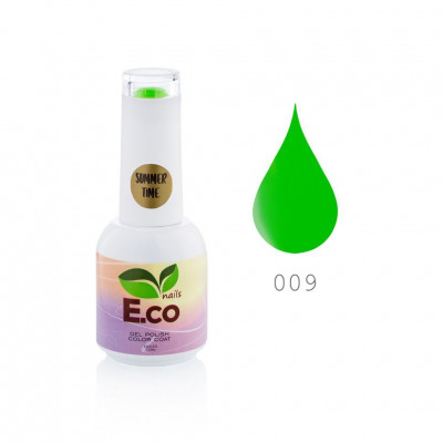 Гель-лак E.Co Nails для ногтей коллекция Summer time №09, 10мл Гель-лак E.Co Nails для ногтей коллекция Summer time №09, 10мл