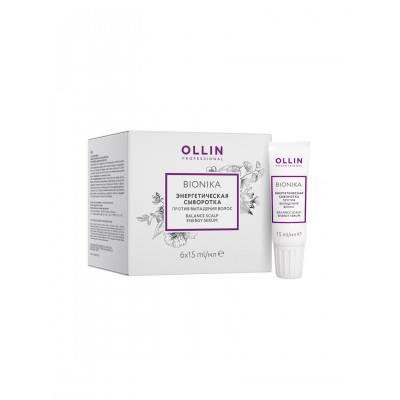 OLLIN BioNika Энергетическая сыворотка против выпадения волос 6х15мл/ Balance Scalp Energy Serum OLLIN BioNika Энергетическая сыворотка против выпадения волос 6х15мл/ Balance Scalp Energy Serum