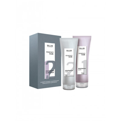 OLLIN PERFECT HAIR OXYMORON Универсальный ухаживающий биокомплекс 2х250мл OLLIN PERFECT HAIR OXYMORON Универсальный ухаживающий биокомплекс 2х250мл