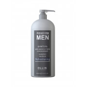 OLLIN PREMIER FOR MEN Шампунь для волос и тела освежающий 1000мл/ Shampoo Hair&Body Refreshening