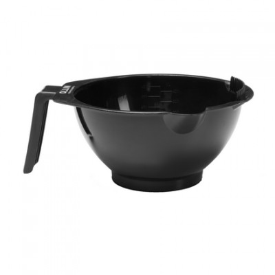 Миска для окрашивания, 300 мл. черная с ручкой, носиком и зубчиками OLLIN Professional 396833 Миска для окрашивания, 300 мл. черная с ручкой, носиком и зубчиками OLLIN Professional 396833